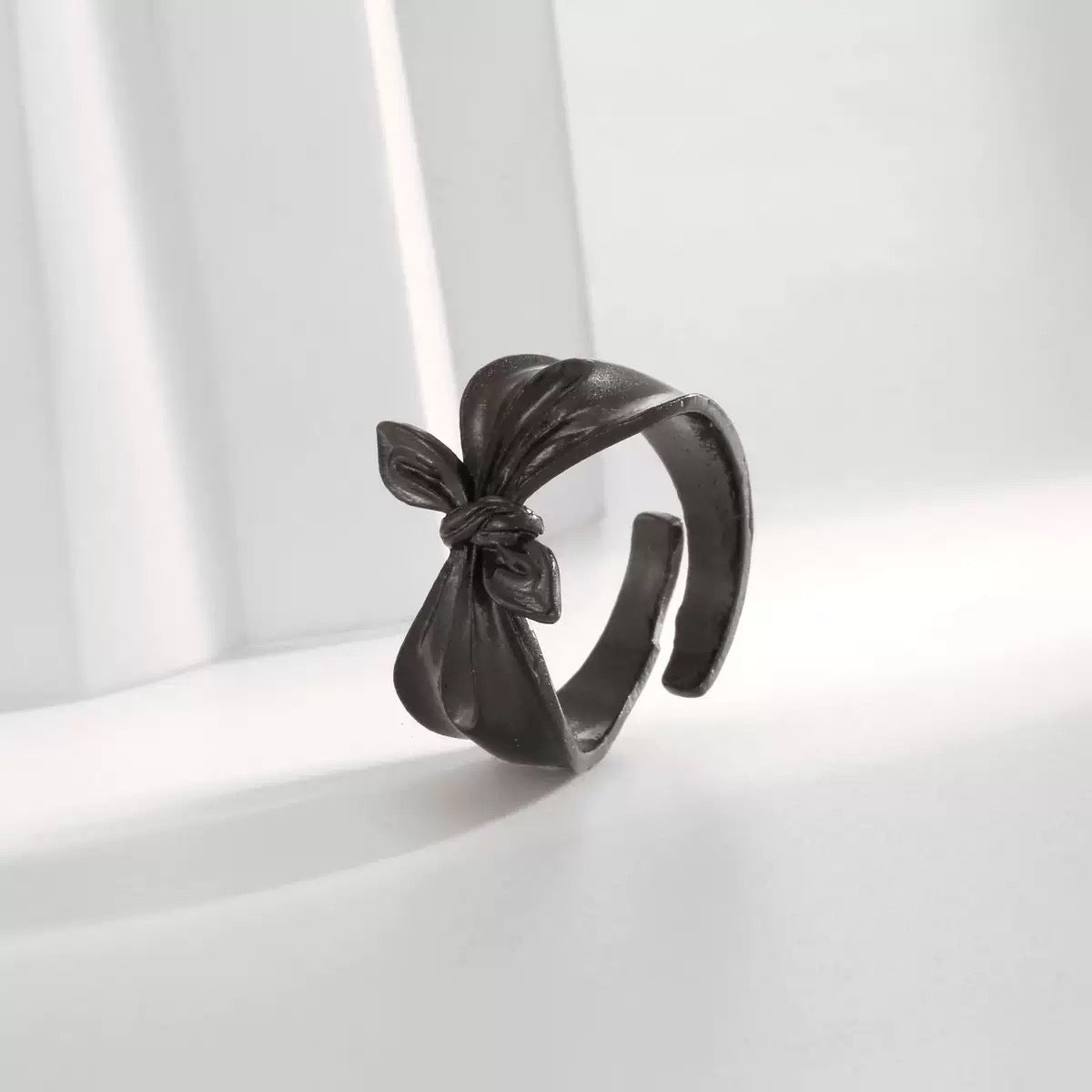 Wholesale Bow Ring Ribbon Three-Dimensional Ring
