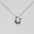 Wholesale  titanium steel smooth bubble letter necklace