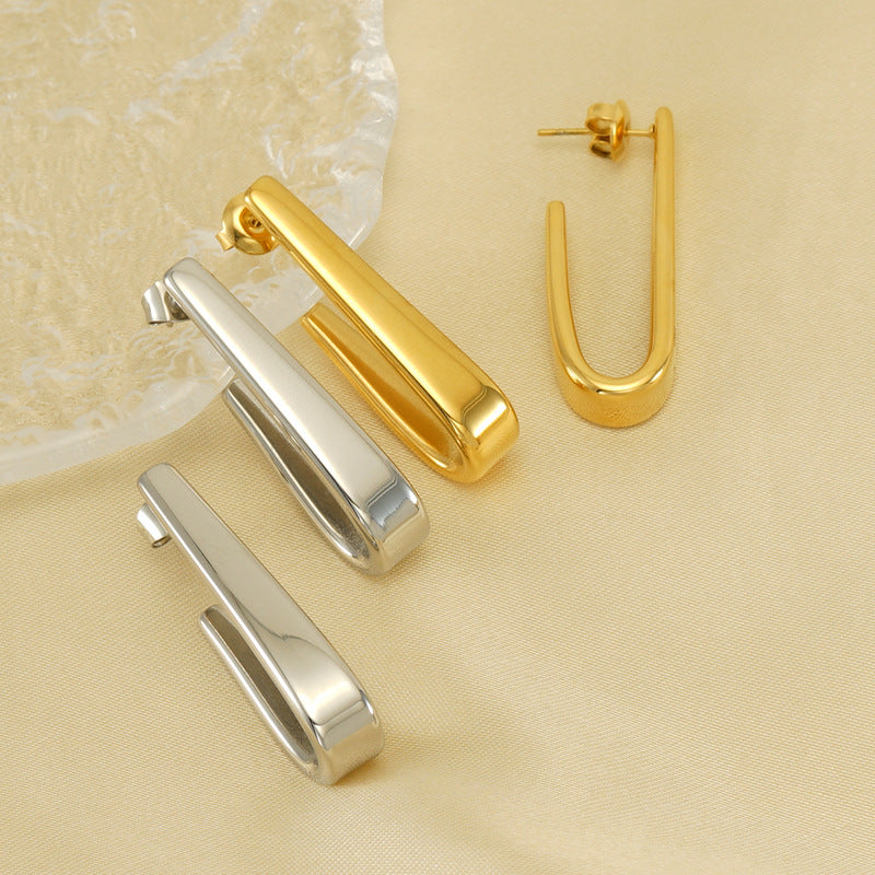 Wholesale titanium steel earrings jewelry