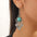Wholesale  bohemian Retro ethnic style turquoise dangle earrings