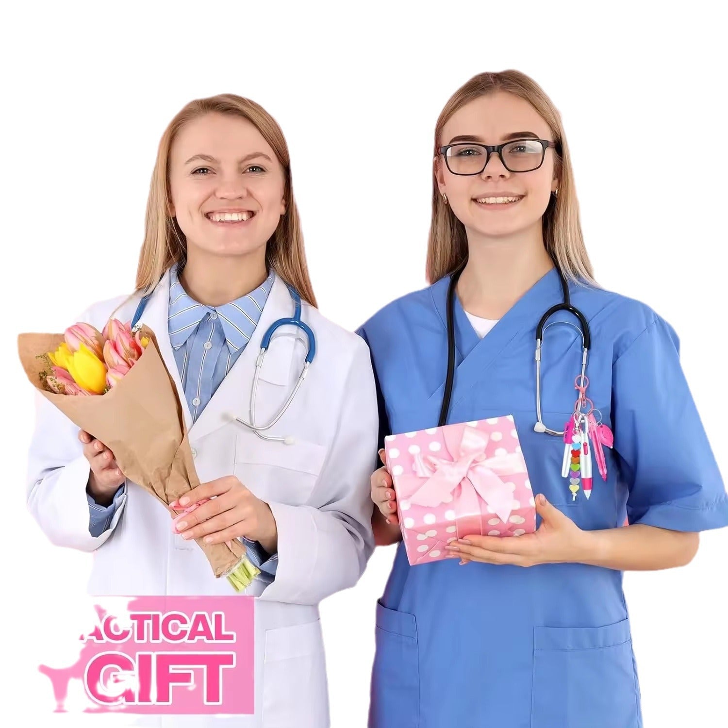 Wholesale Nurse Pen Mini Light Keychains Set ACC-KC-XinDing003