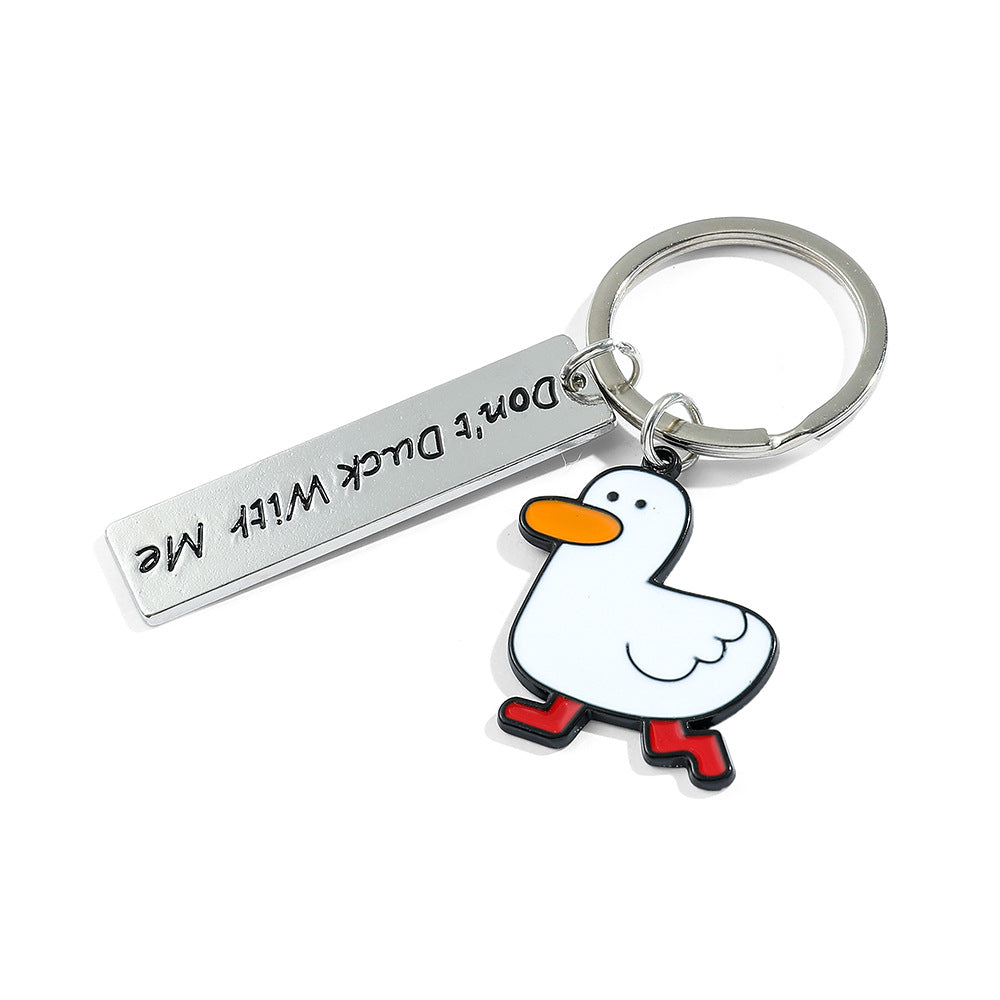 Wholesale  cute pet duck keychain
