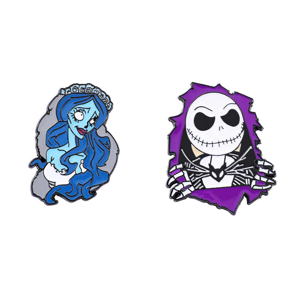 Wholesale Halloween cute cartoon metal brooch