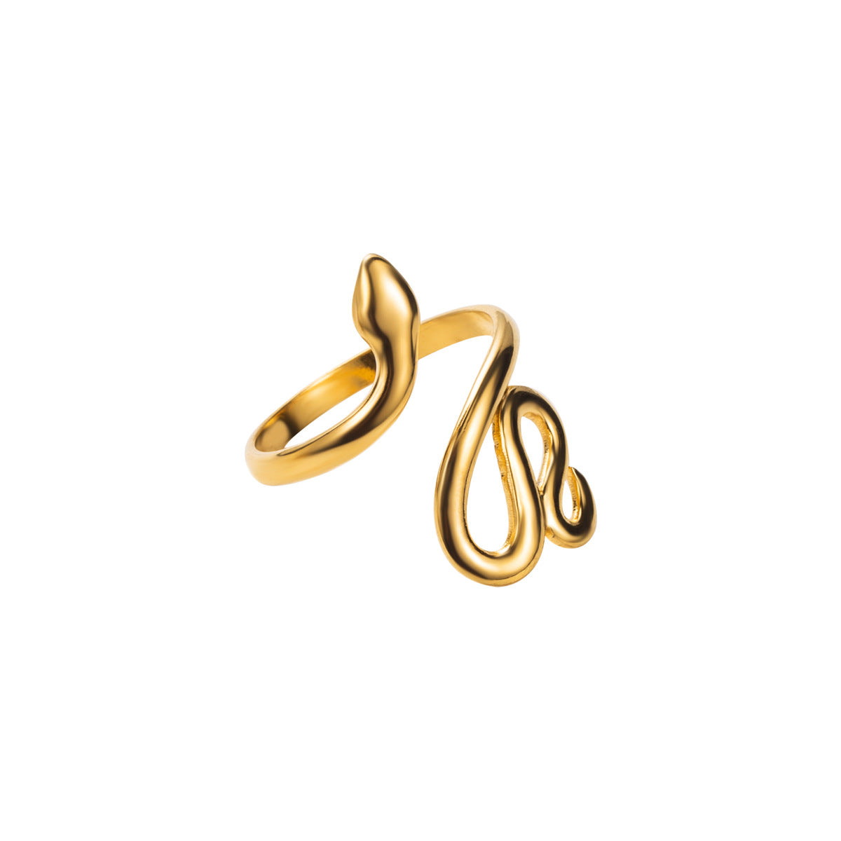 Wholesale gold plated stainless steel irregular texture ring