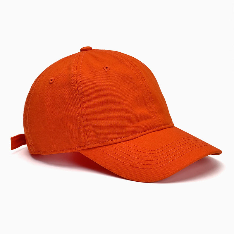 Wholesale  cotton deepened increase cap soft top curved eaves light plate baseball cap