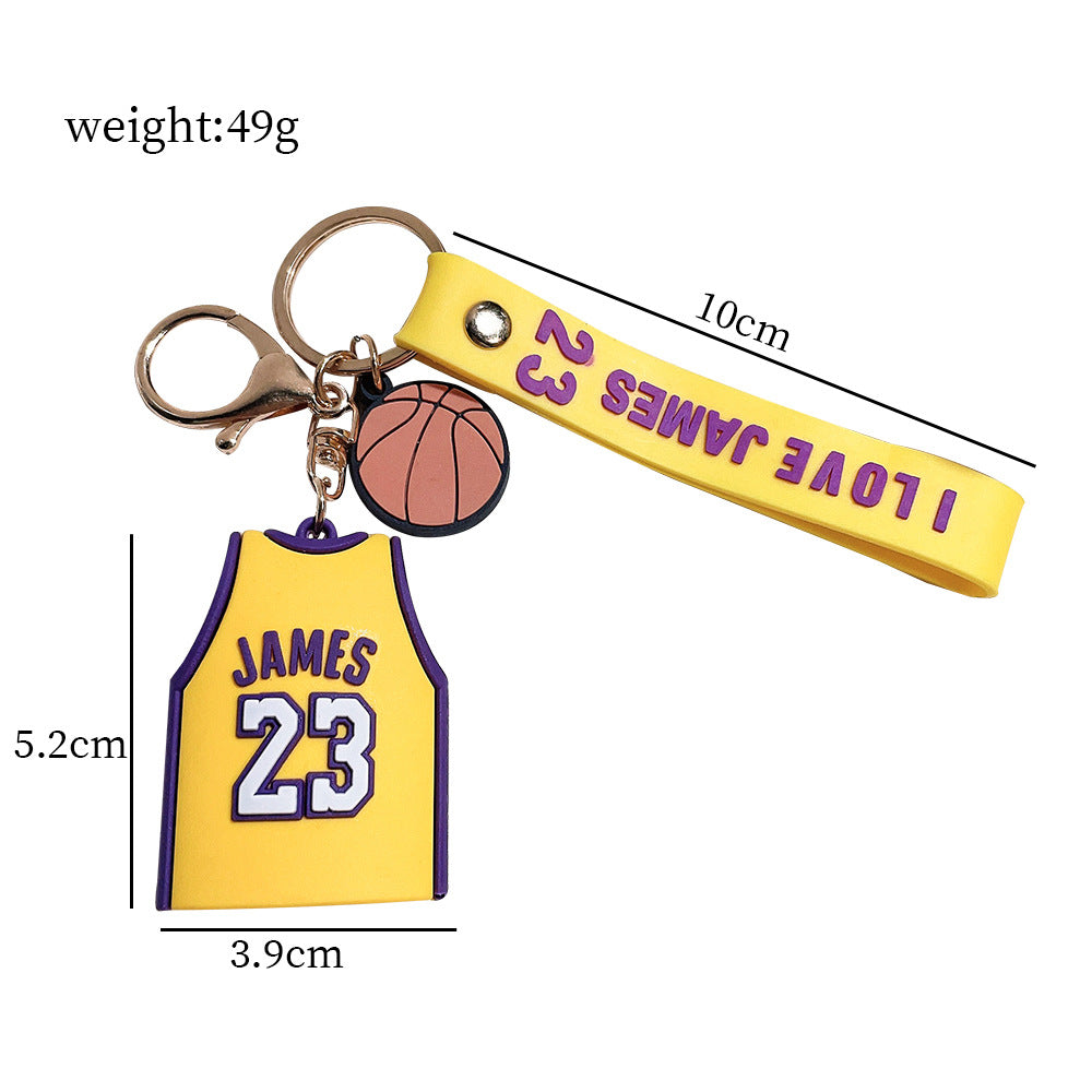 Wholesale Basketball jersey keychain