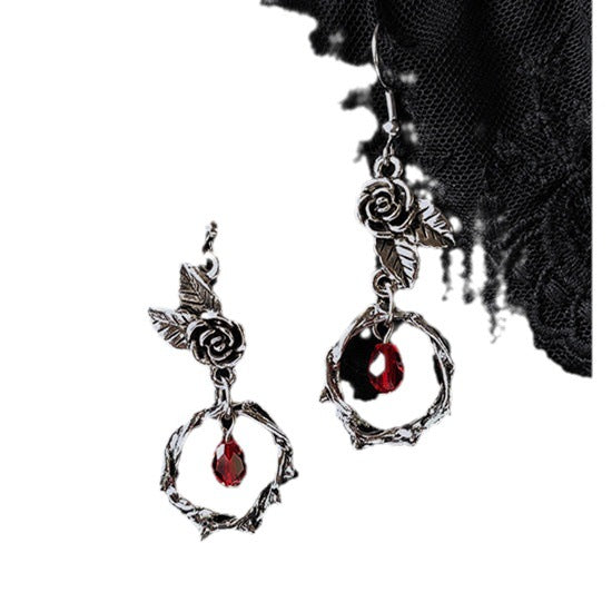 Wholesale  retro gothic classical rose flower earrings