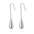 Wholesale Stainless steel 18K gold teardrop earrings