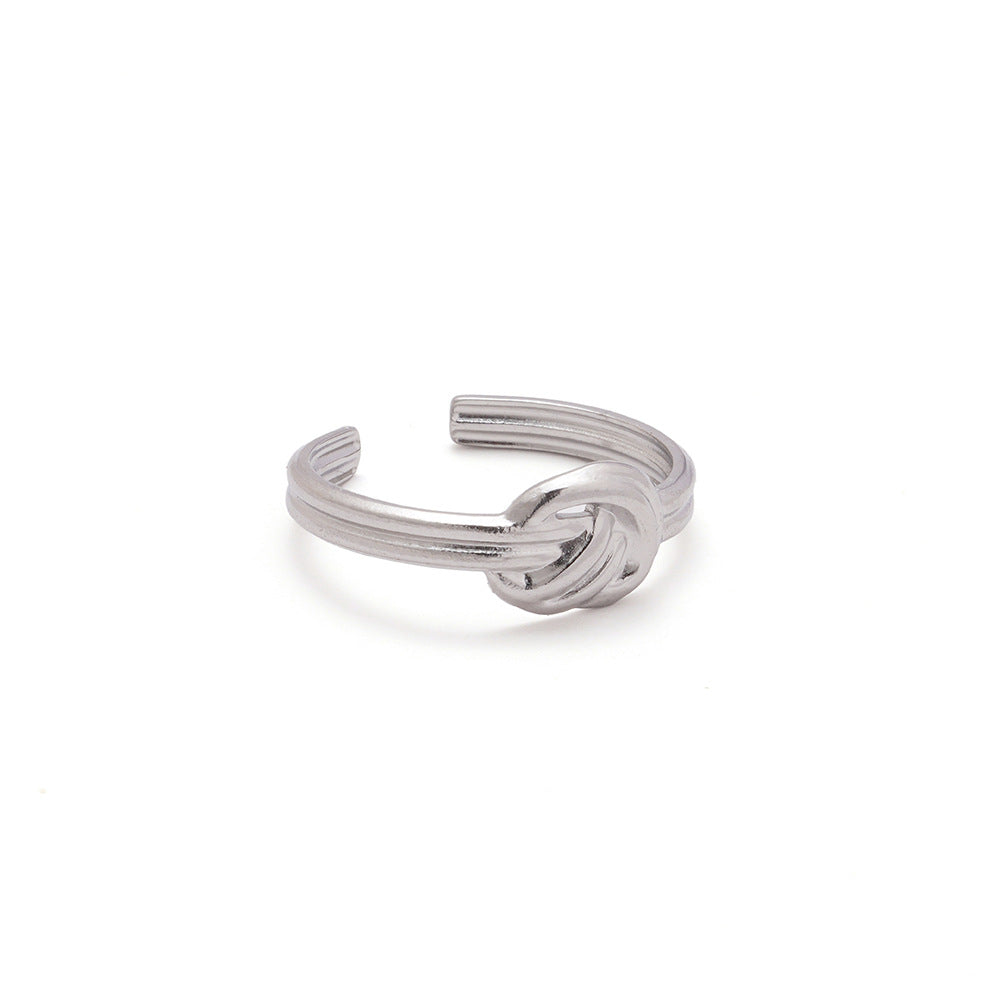 Wholesale Minimalist Open Ring,  304 Stainless Steel,  Stylish Everyday Wear Jewelry Accessory for Boutique Resale