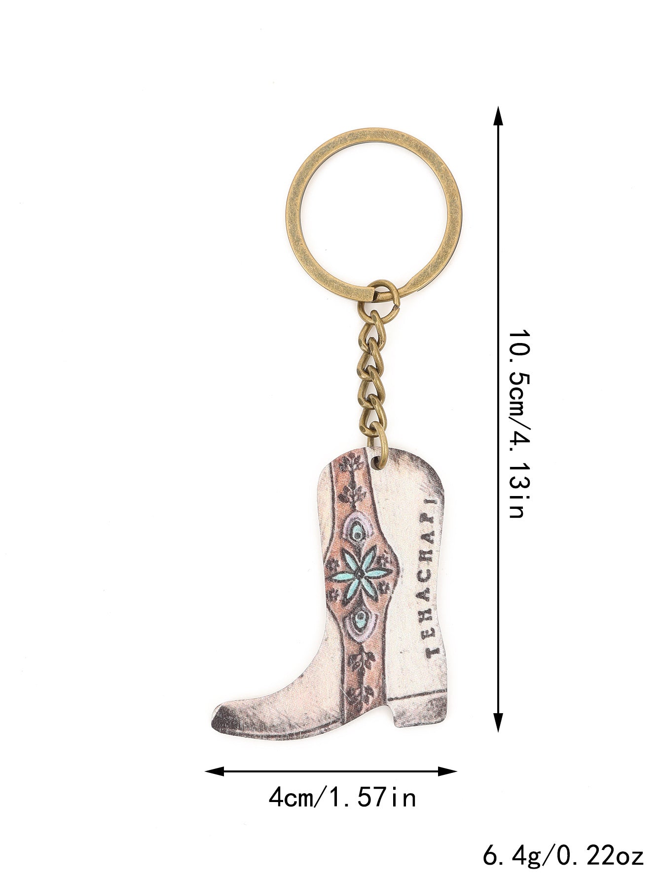 Wholesale Western Style Boots Zinc Alloy Keychain ACC-KC-YTian014