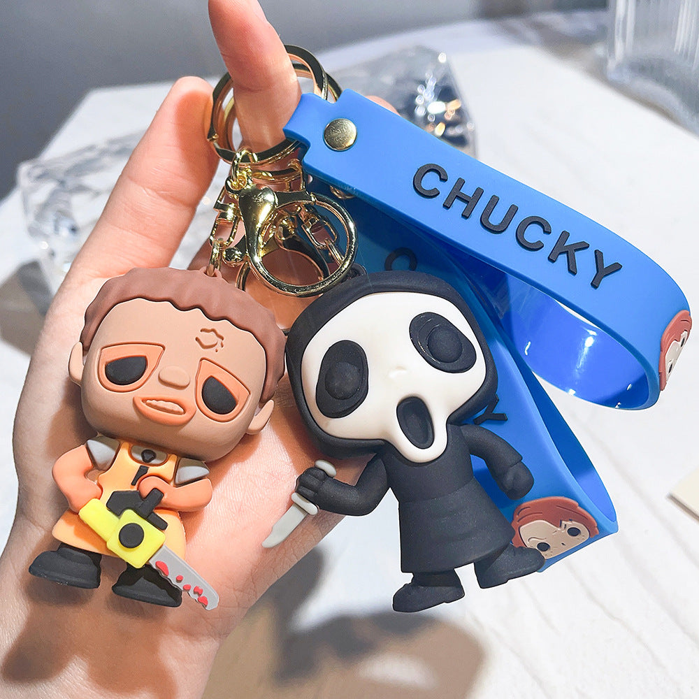 Wholesale Cartoon PVC Soft Glue Cute Keychain ACCVIP-KC-QiWei004