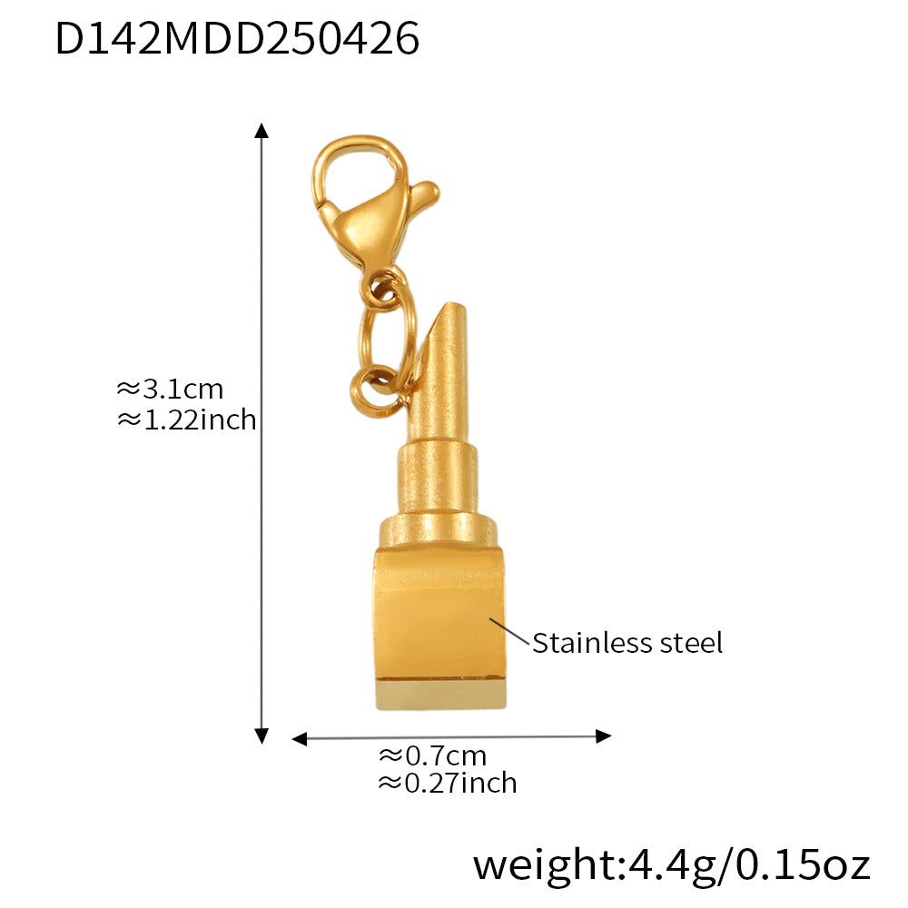 Wholesale Stainless Steel  Creative Gold Plated with Diamond Star DIY Multi-accessory Bracelet