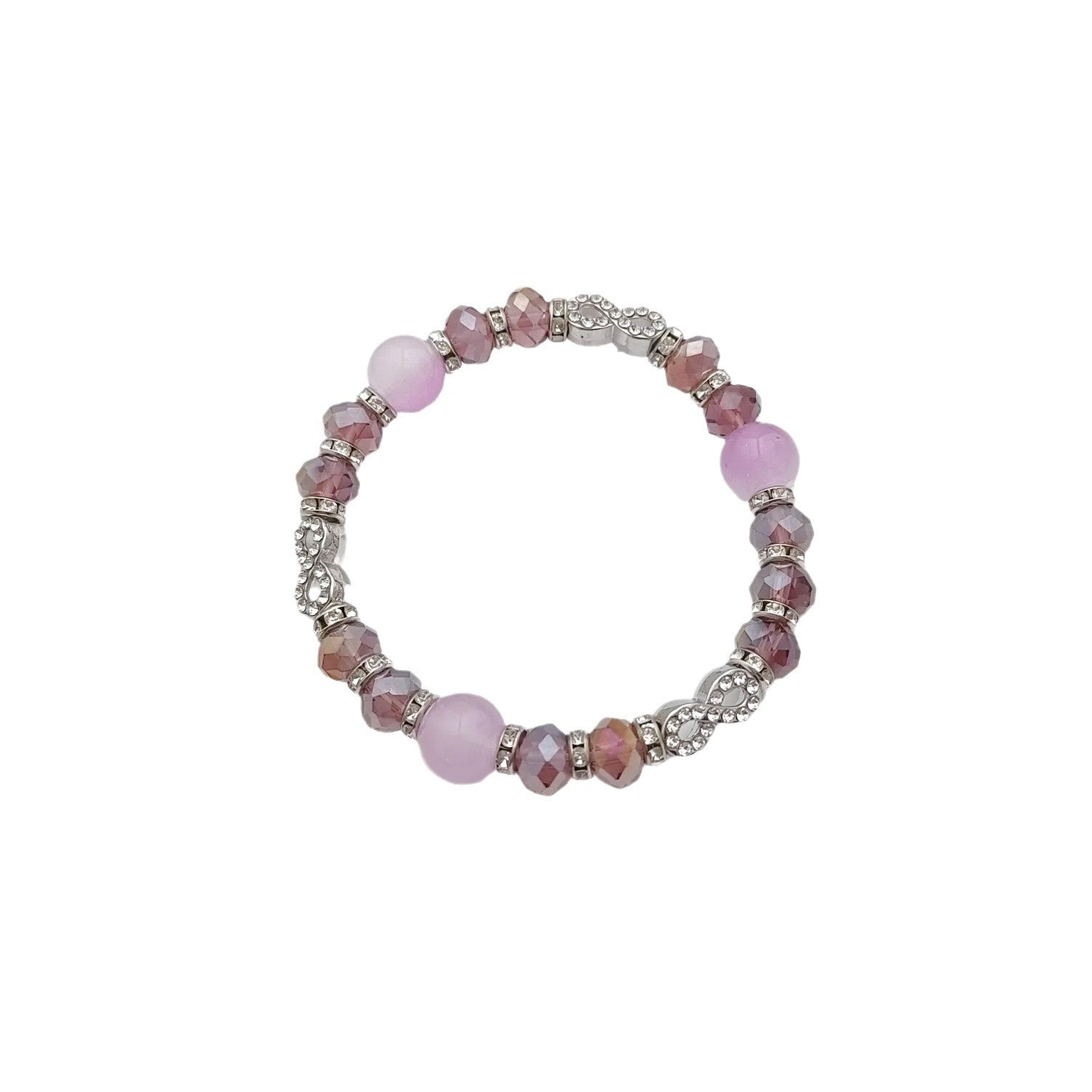 Wholesale glass diamond beaded bracelet