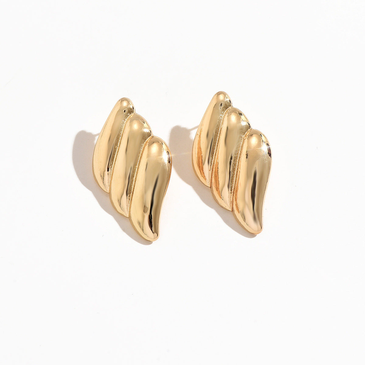 Wholesale Geometric Lava Metal Earrings with Star Design - Trendy Jewelry Accessory for Gift Boutique