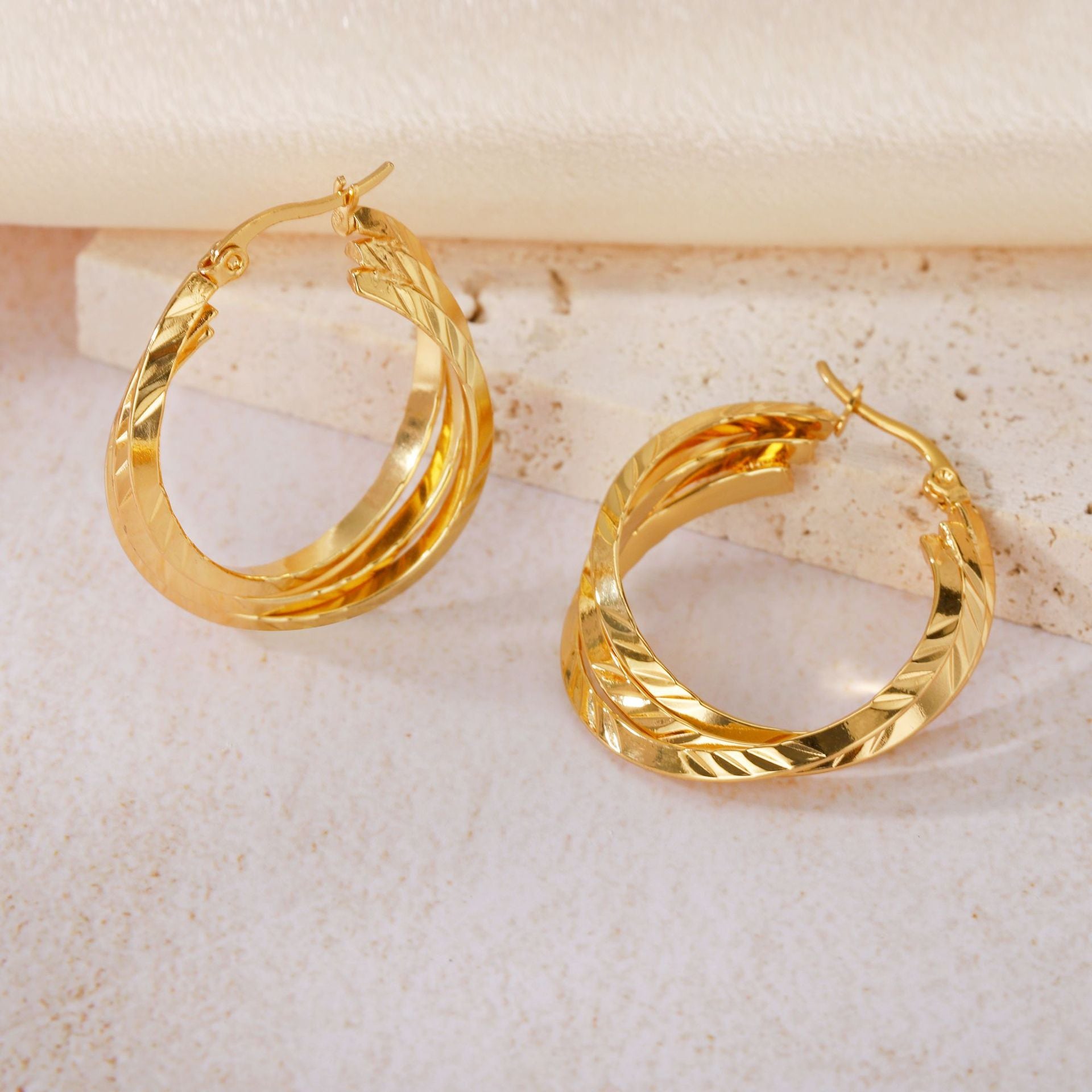 Wholesale titanium steel  non-fading earrings