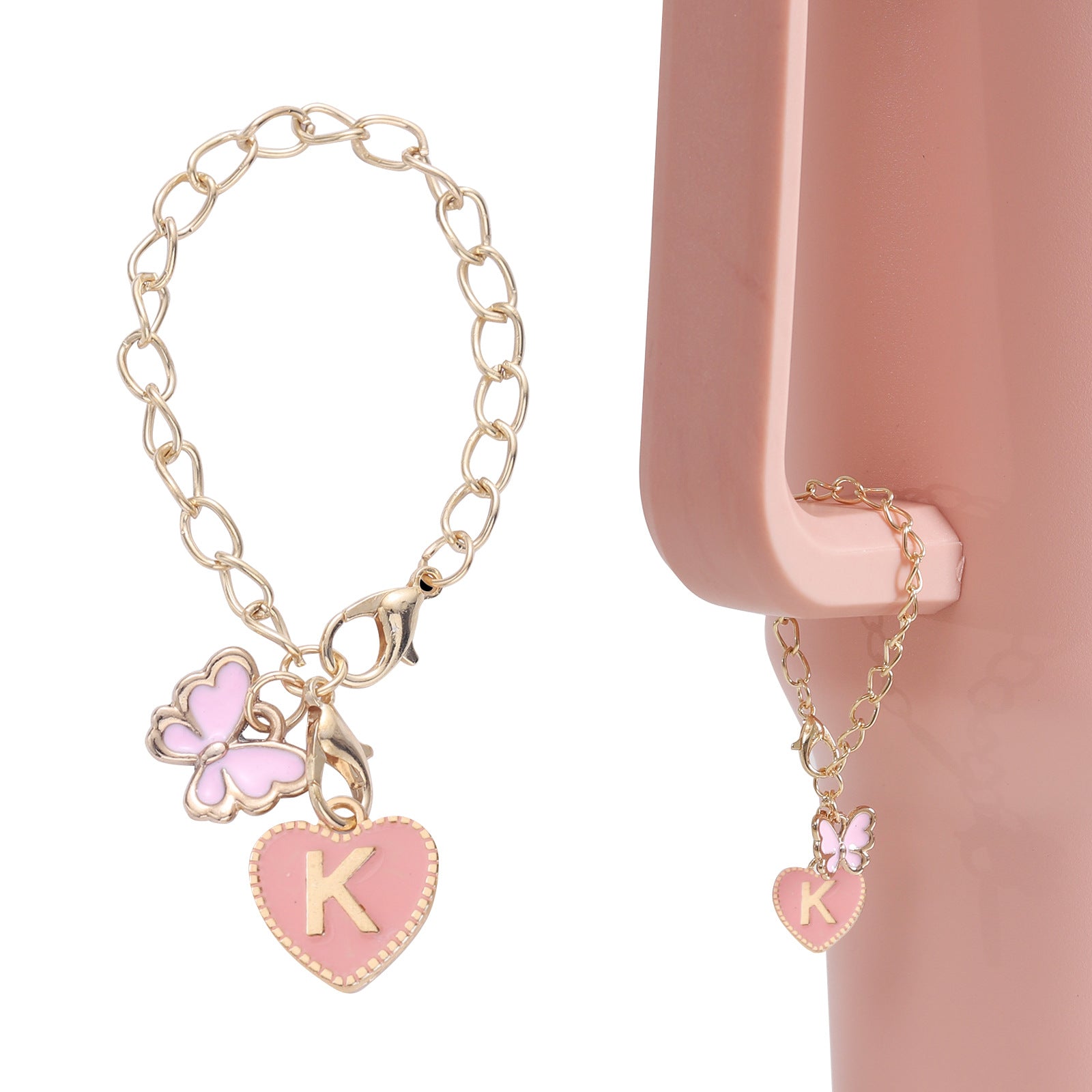 Wholesale 26 English Letter Butterfly Brand Oil Drip Cup Accessories ACC-CA-Hans003