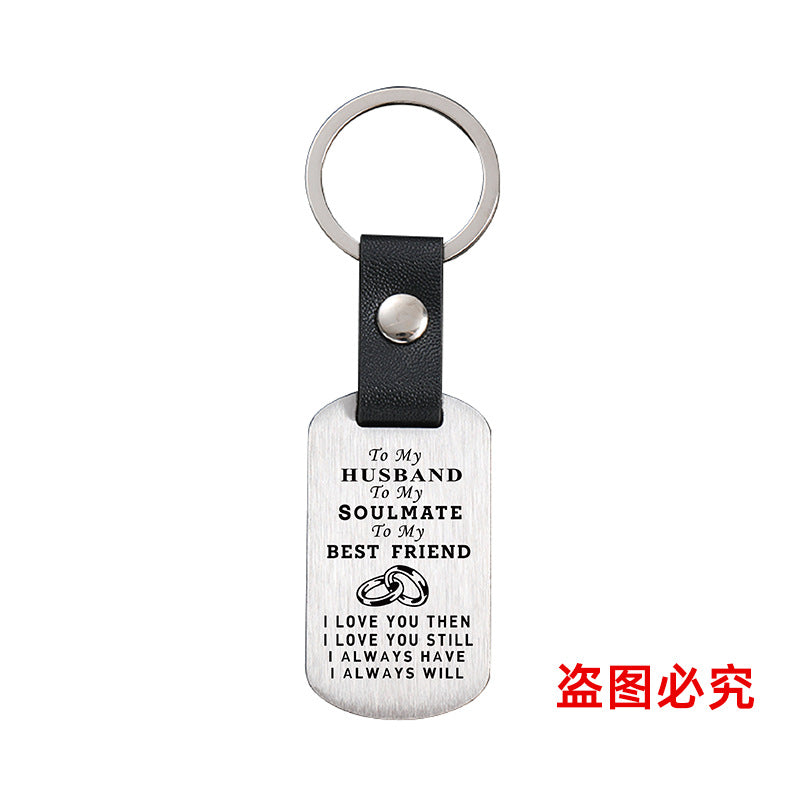 Wholesale Valentine's Day Metal Leather Keychains ACC-KC-GangGu026