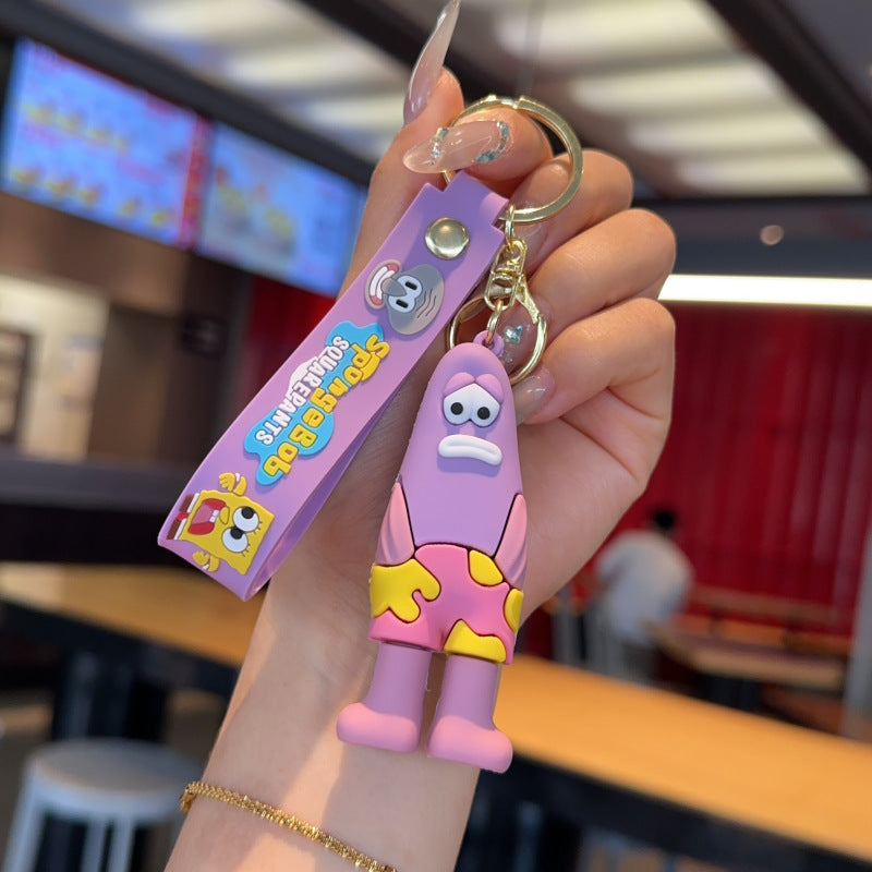 Wholesale PVC Cartoon Bikini Bottom Keychain - Car Key Accessory,  Bag Charm,  Gift for Wedding or Everyday Use