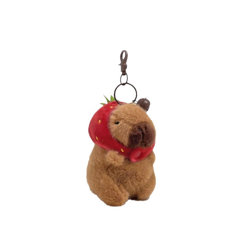 Wholesale Creative Kapibala Capybara Plush Cute Doll Keychain