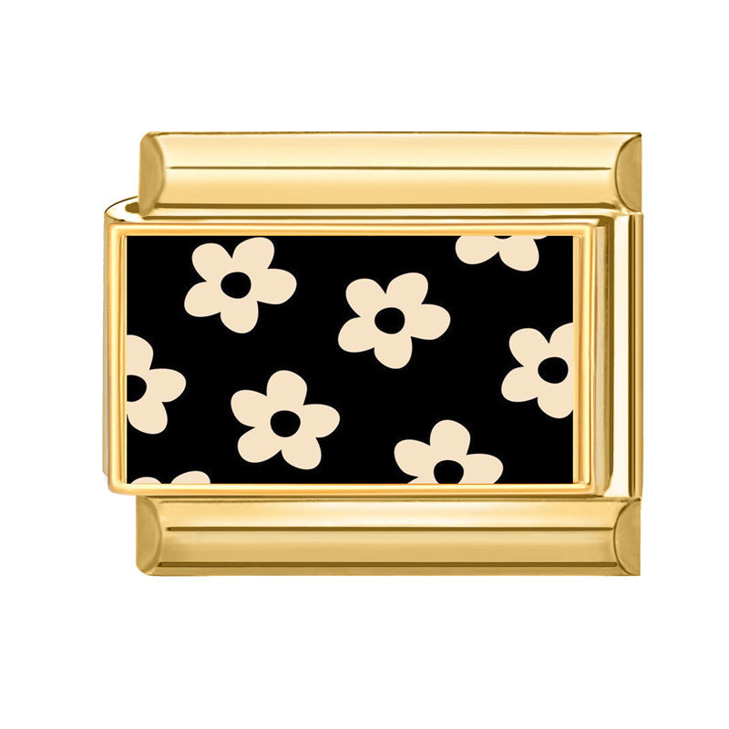 Wholesale 9mm Italian Charm Starter Bracelets DIY Heart Flower Evil Eye Series Stainless Steel Composable Bracelet