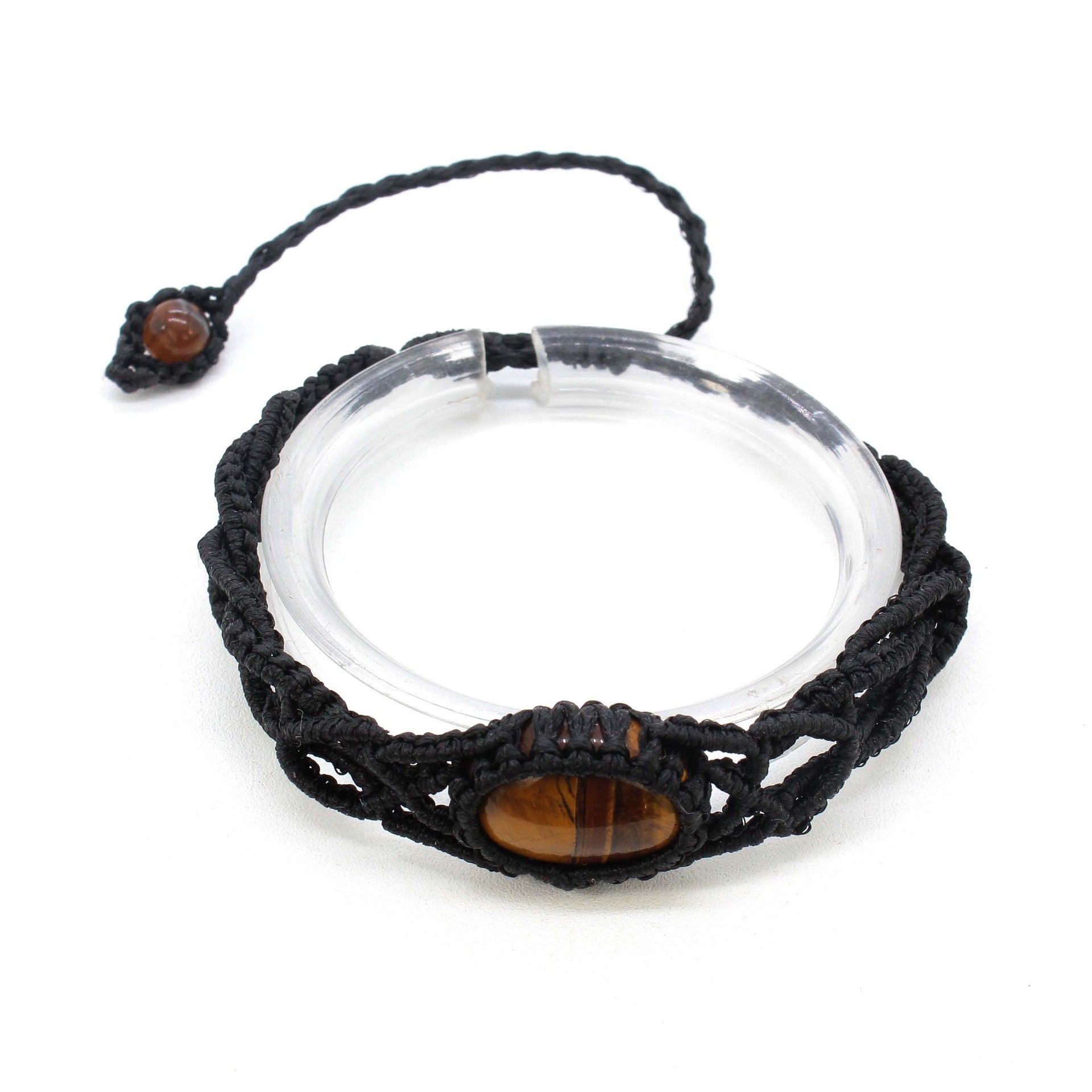 Wholesale Amethyst Natural Crystal Beaded DIY Woven Bracelet Ethnic Style Adjustable Fashion Jewelry Accessory