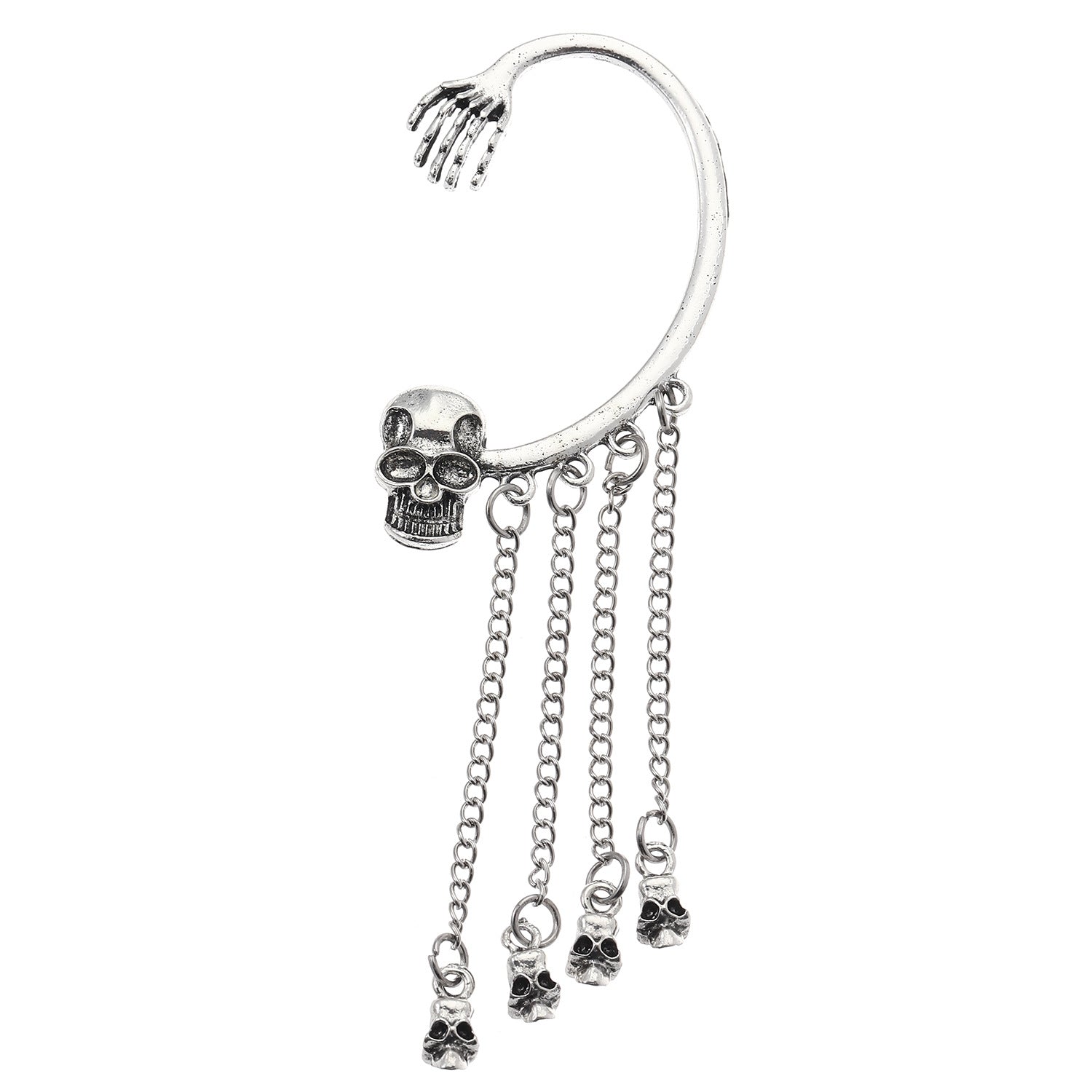 Wholesale Gothic Skull Earrings,  Rock Style Pierced Earrings for  Boutique Resale Fashion Accessory