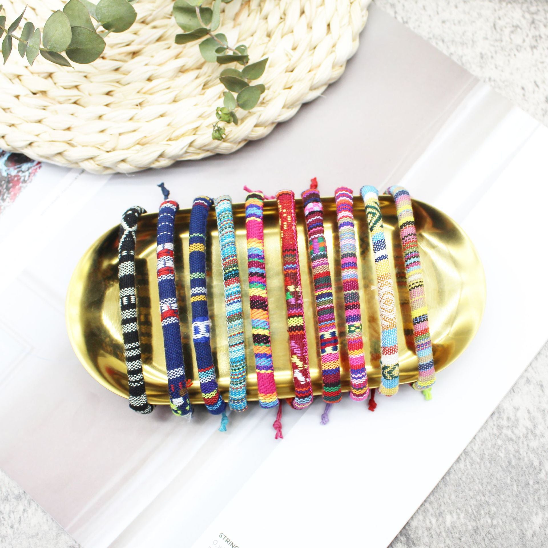 Wholesale Boho Ethnic Style Handwoven Bracelets Bohemian ACC-BT-YTian009