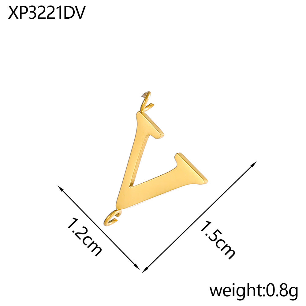Wholesale Stainless Steel 26 Letter Pendant