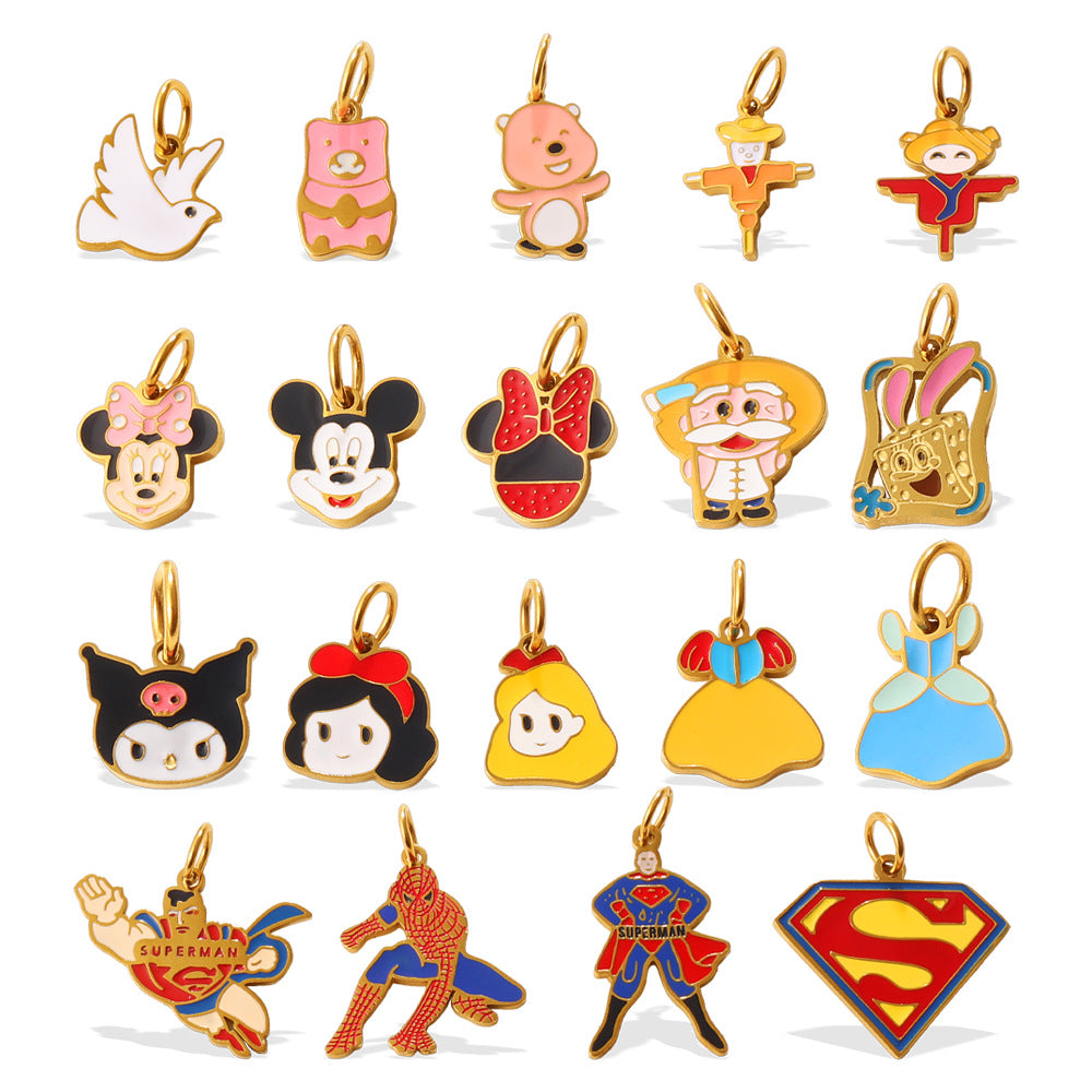 Wholesale Cartoon Enamel Charms