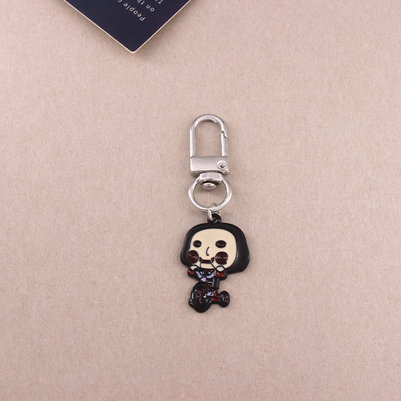 Wholesale Halloween Horror Clown Ghost Alloy Keychain ACC-KC-QiChen004