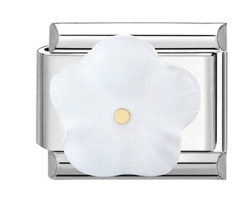 Wholesale 10pcs Italian Charm Bracelet 9mm DIY Splicing Flower Elements Stainless Steel Composable Bracelet