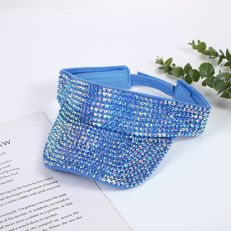 Wholesale Fashion Empty Top Hat Rhinestone Hat Summer Hat ACC-HT-MeiJiao001