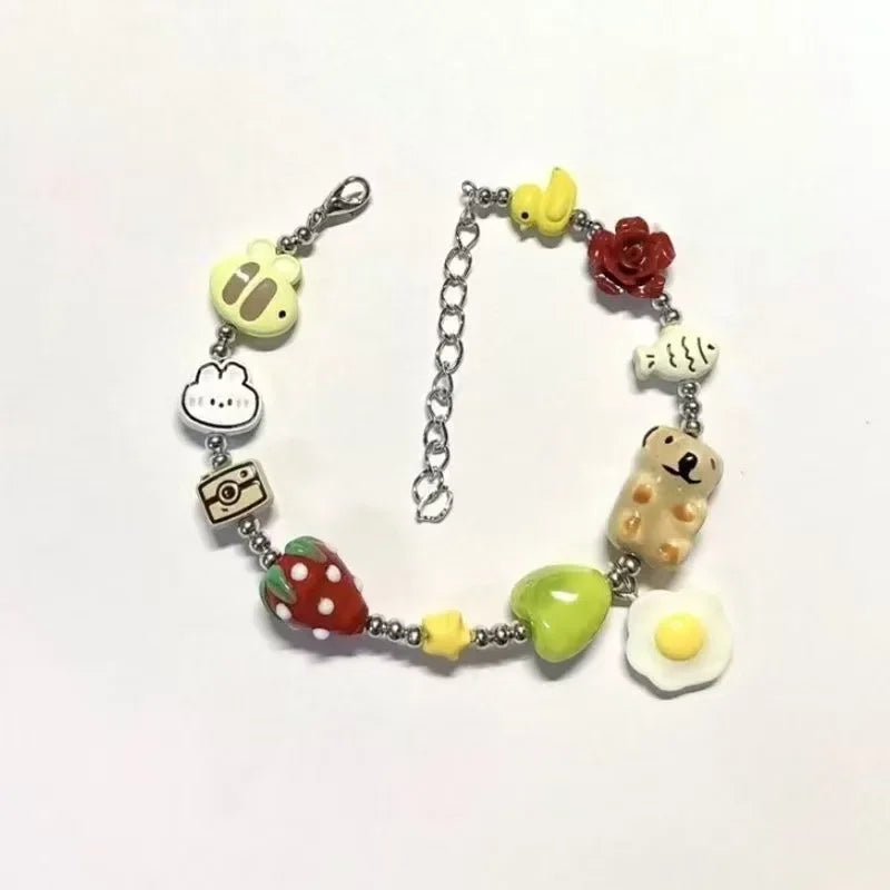 Wholesale  Rainbow Fresh Beaded Bracelet