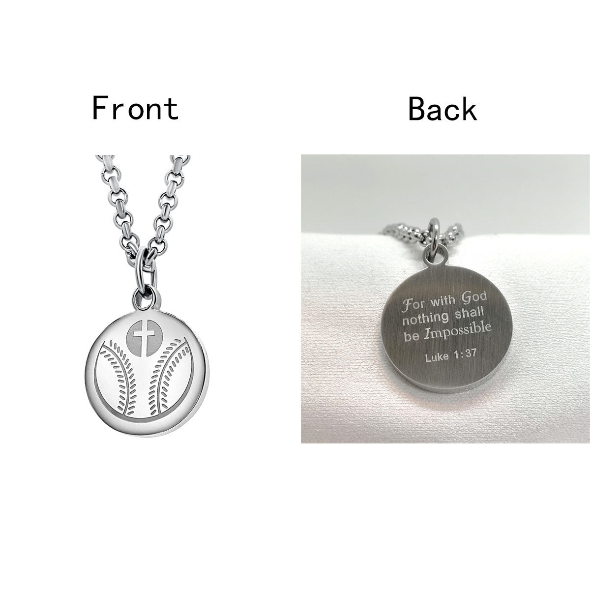 Wholesale Baseball Basketball Football Hockey Round Brand Pendant Necklace