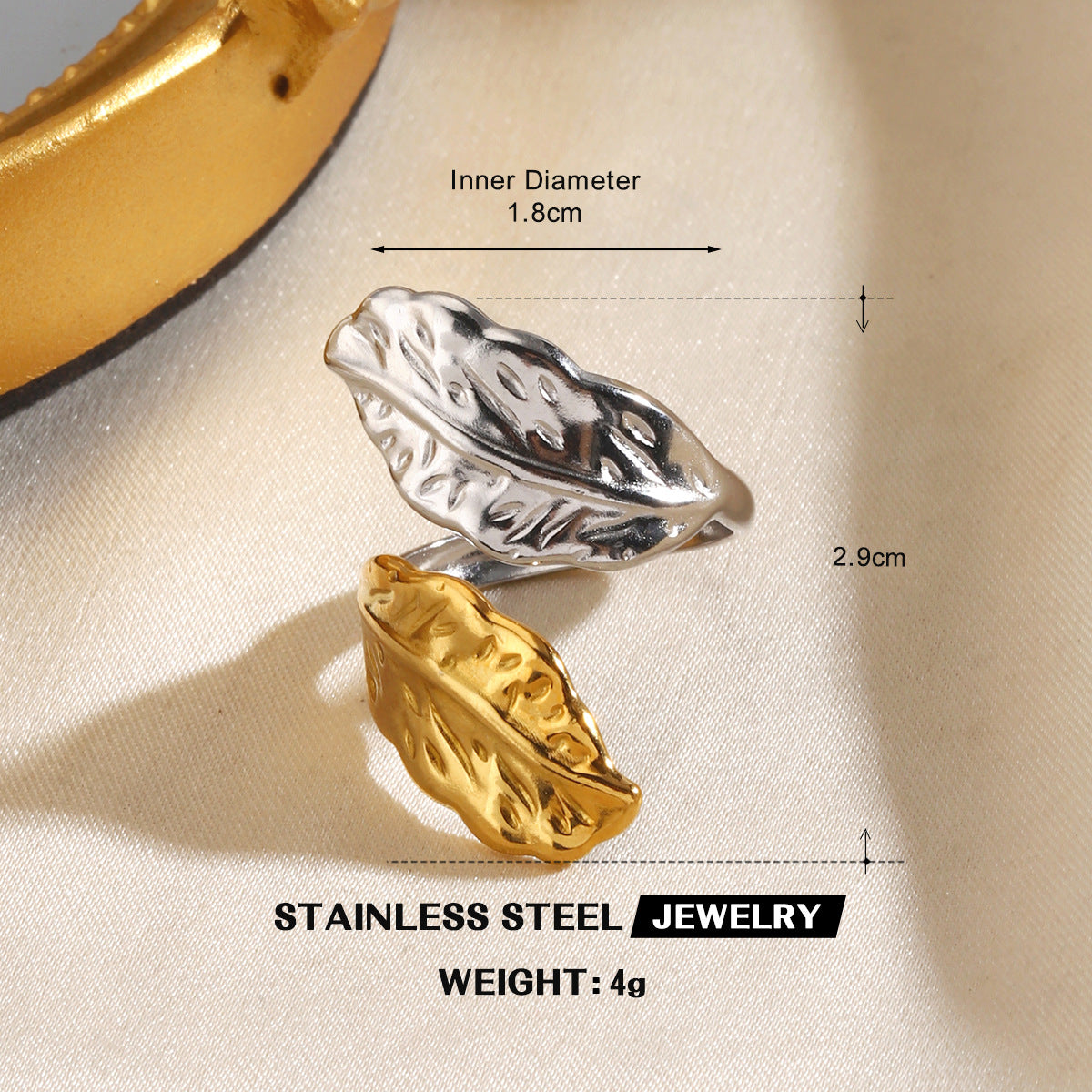 Wholesale Stainless Steel Geometric Ring - Trendy Jewelry Accessory for Everyday Wear
