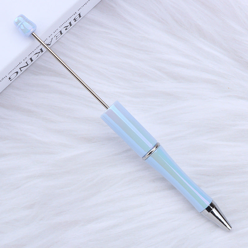 Wholesale 10pcs Beadable Pens Colorful UV Electroplating Colorful DIY Bead Pens ACC-PN-JinBN020