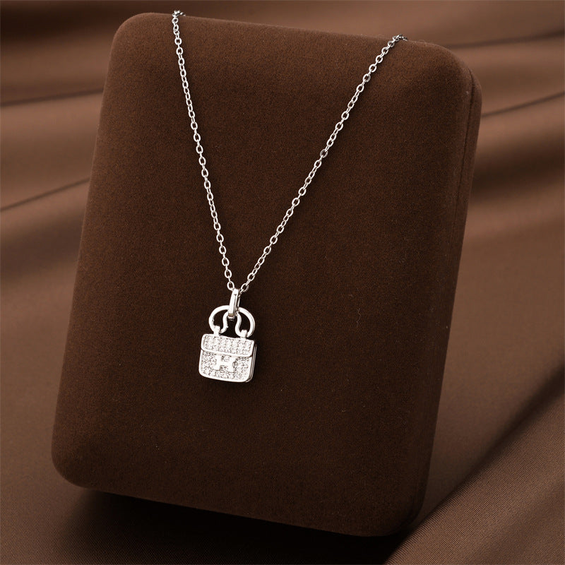 Wholesale Silver Titanium Steel Necklace ACC-NE-Quanx005