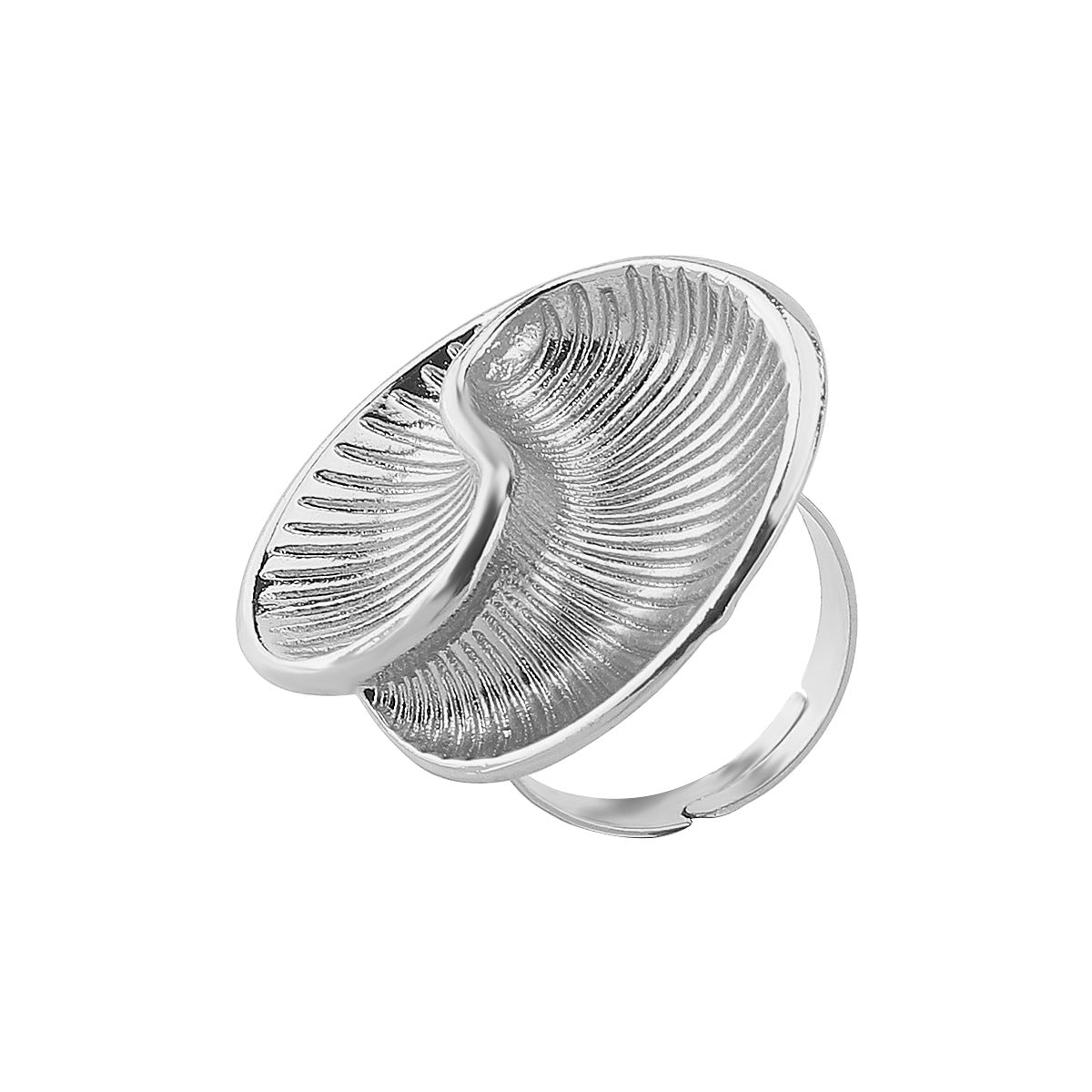 Wholesale Texture Spiral Retro Earrings Necklace Personalized Trend Internet Celebrity Ring