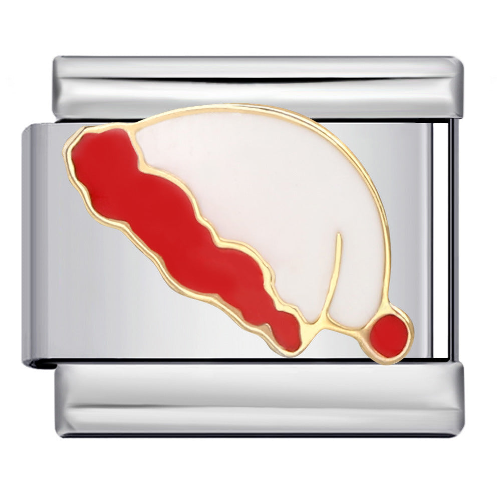 Wholesale Italian Charm Bracelet 9mm DIY Splicing Christmas Elements Stainless Steel Composable Bracelet