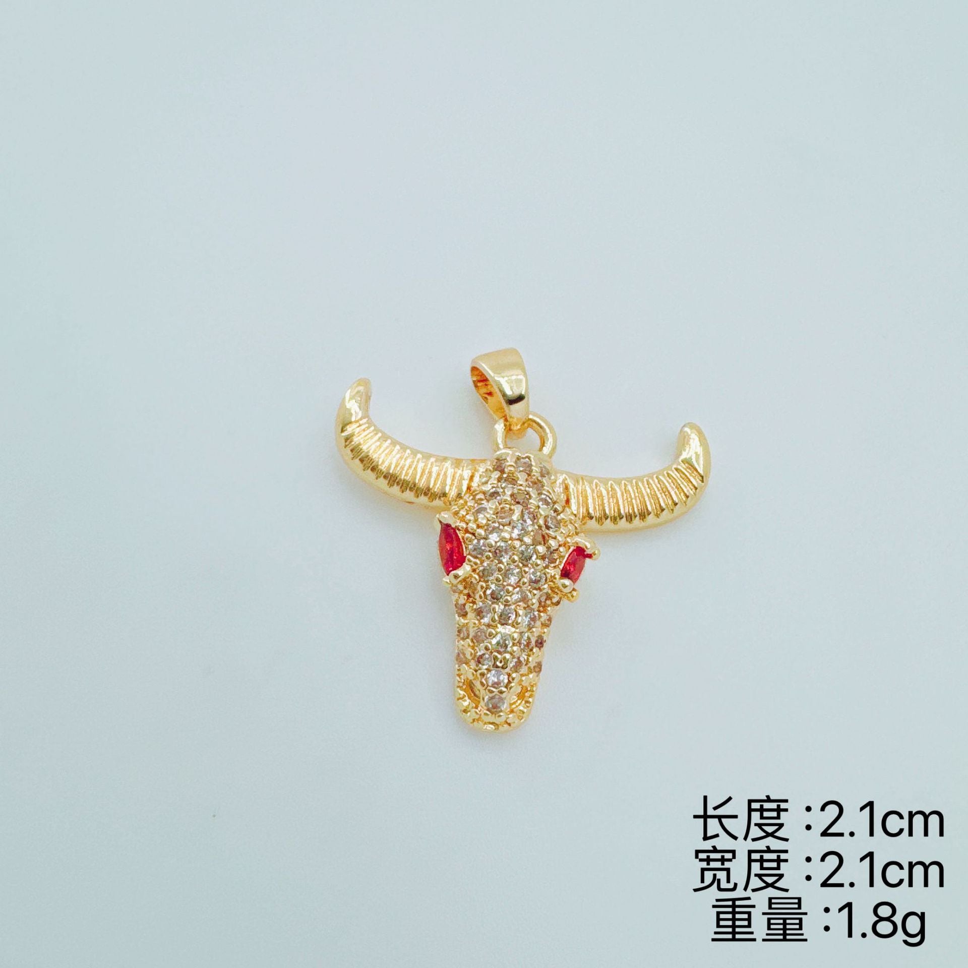 Wholesale Ins Style Cow Head Pendant Necklace