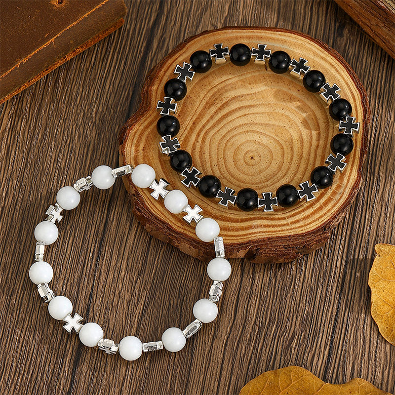 Wholesale Niche cross  Elastic Bracelet