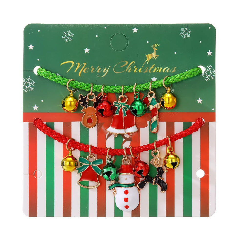 Wholesale Christmas Bell Bracelet Set ACC-BT-Anduo001