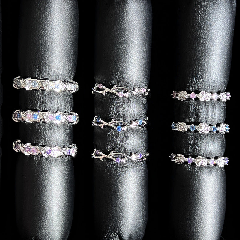 Wholesale Cross  Flower Fashion Ring