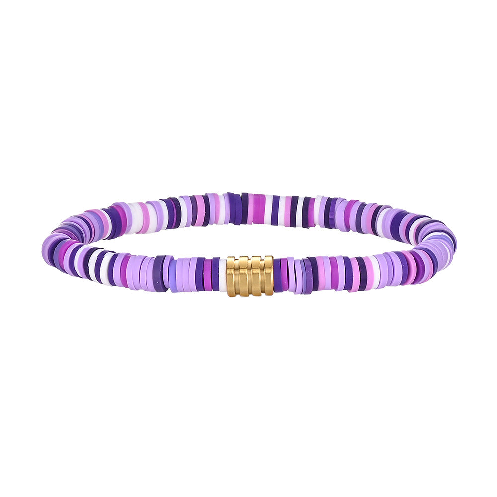 Wholesale Bohemian Colorful Soft Clay Bracelet