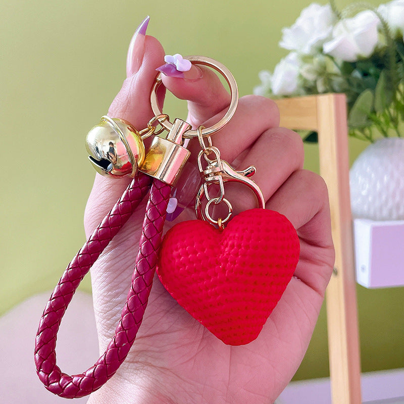 Wholesale Resin Yarn Love Keychain ACC-KC-YanG002