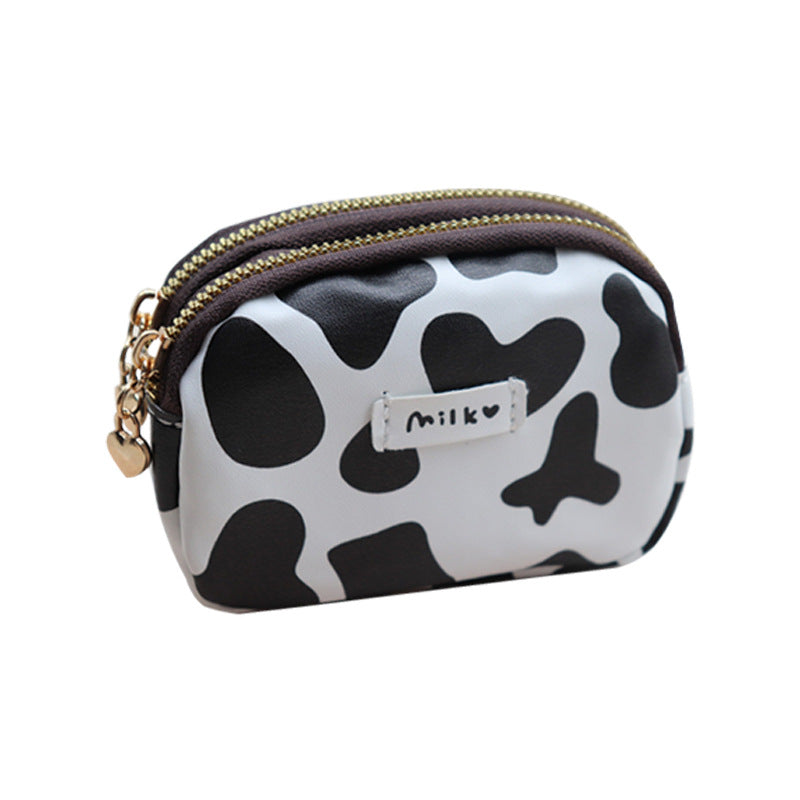 Wholesale New Style Double Zipper Cute Cow Wallet  ACC-WT-BiLH003