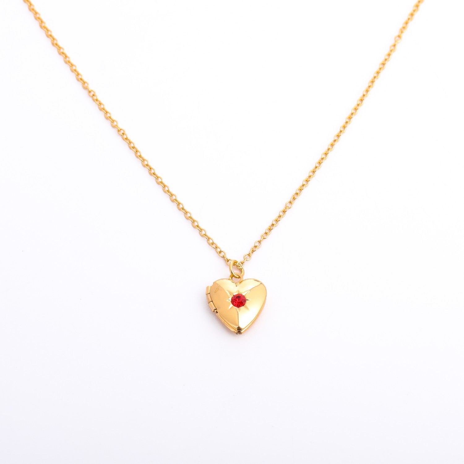 Wholesale December Birthstone December Birthstone Heart Shape Necklace Mother's Day ACC-NE-Jipei015