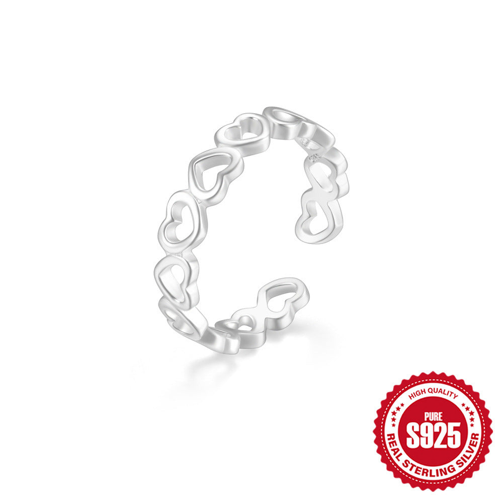 Wholesale  S925 Sterling Silver Design Personalized Love Summer Outdoor Beach Toe Ring