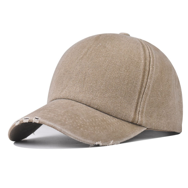 Wholesale  Washed Old Color Matching Baseball Cap