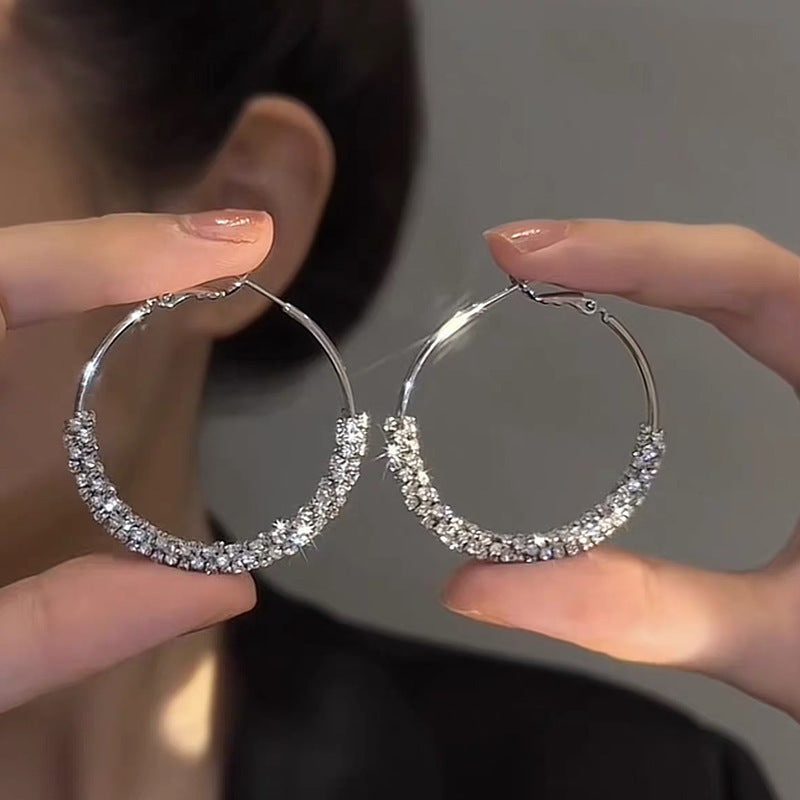Wholesale hoop earrings fashion  big ear ring earrings circle